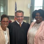 Orange County, NC leaders Renee Price Judge Allen Baddour and Latarndra Strong