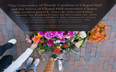 52 Years Later, UNC Installs Memorial to James Cates